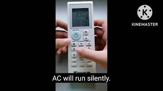 Daikin AC remote control functions
