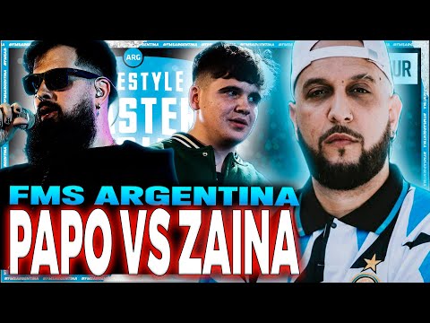 🔞 PAPO EN MODO HOSTIL 🤬 | PIEZAS REACCIONA A PAPO VS ZAINA | FMS ARGENTINA J7 2022