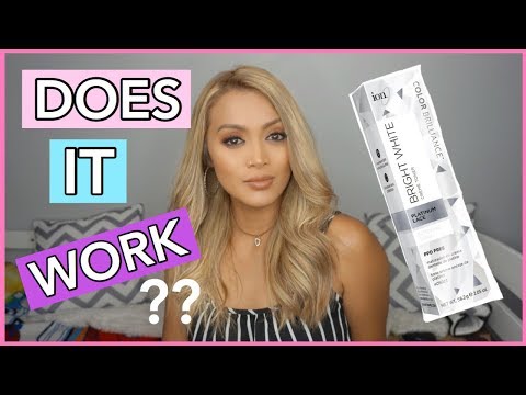 TONING MY HAIR PLATINUM LACE | ION COLOR BRILLIANCE