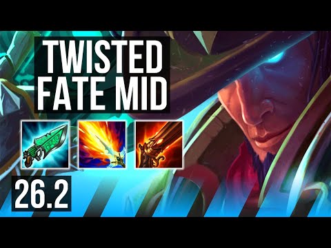 TWISTED FATE vs YASUO (MID) | 37K damage | KR Master | 26.2