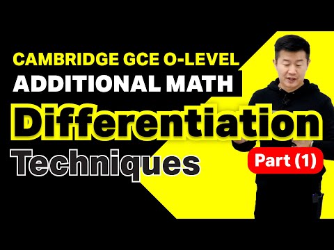 Differentiation Techniques [Part 1 of 4] | Achevas O-Level/IP Additional Math Tuition