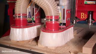 MÁY CNC 2 ĐẦU DAO THAY DAO TỰ ĐỘNG WOODMASTER
