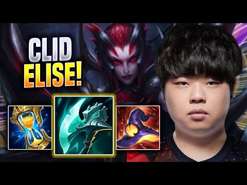 CLID IS SO CRAZY WITH ELISE! - HLE Clid Plays Elise JUNGLE vs Poppy! | Preseason 2023