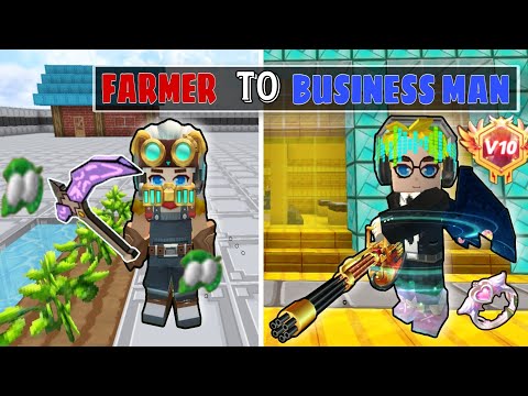 From FARMER To BUSINESS MAN In Skyblock! BlockmanGo Minecraft Tutorial