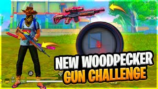 NEW WOODPECKER GUN CHALLENGE || FREE FIRE || DESI GAMERS