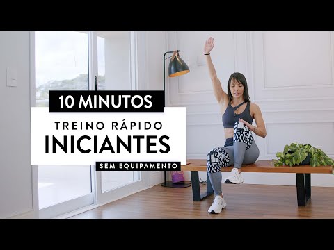 Treino rápido e prático para Qualquer Iniciante sair do Sedentarismo - Carol Borba
