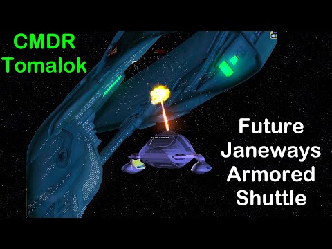 Janeway's Armoured Shuttle VS Enterprise D, E & Romulan Warbird - Star Trek Ship Battles
