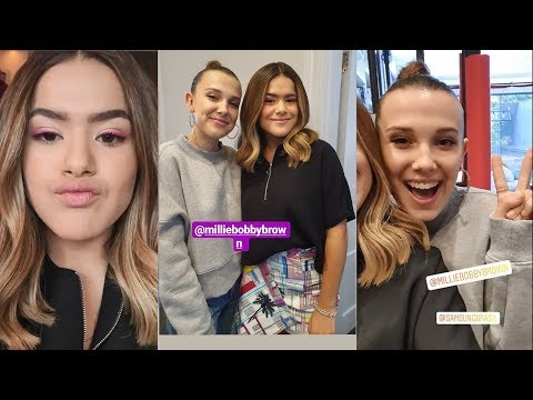 MAISA CONHECEU A MILLIE BOBBY BROWN EM LONDRES