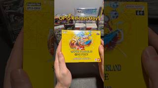 It’s OP15 release day! Let’s open a booster box… I mean a sleeved pack to celebrate😂 #onepiece #tcg