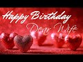 Happy Birthday Wishes For Wife Whatsapp Status With Love Birthday Wishes WhatsApp Status