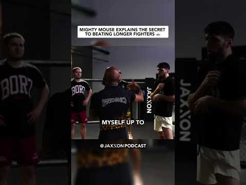 Mighty Mouse Explains the Secret To Beating Longer Fighters