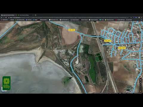 Le Grand Sentier de Senda Málaga en Google Maps et Google Street View
