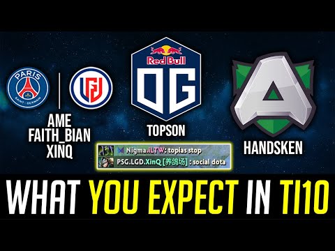 This is not the NORMAL pubs you see everyday - OG LGD ALLIANCE NIGMA DOTA 2