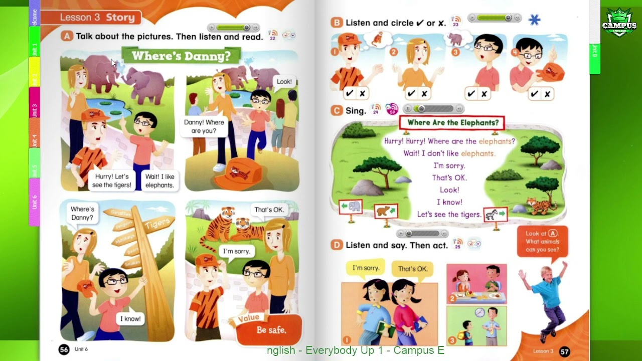 Everybody up 1 - Unit 6 - The zoo - Lesson 3 - Story