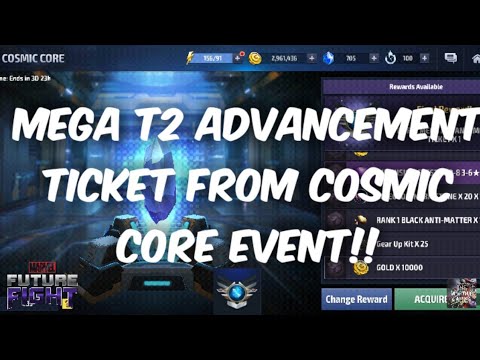 Marvel Future Fight|| Cosmic Core Event|| Mega T2 advancement ticket