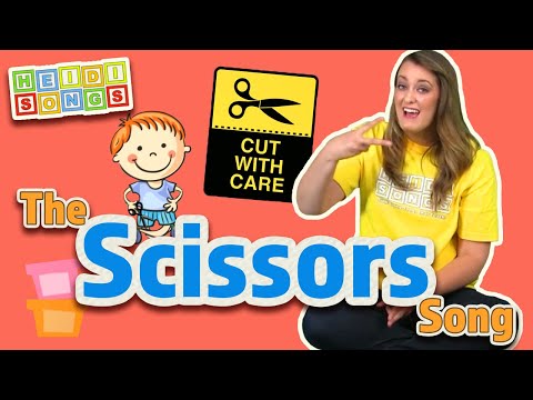 The Scissors Song | How to Cut | Learning Songs for Kids | Preschool & Kindergarten