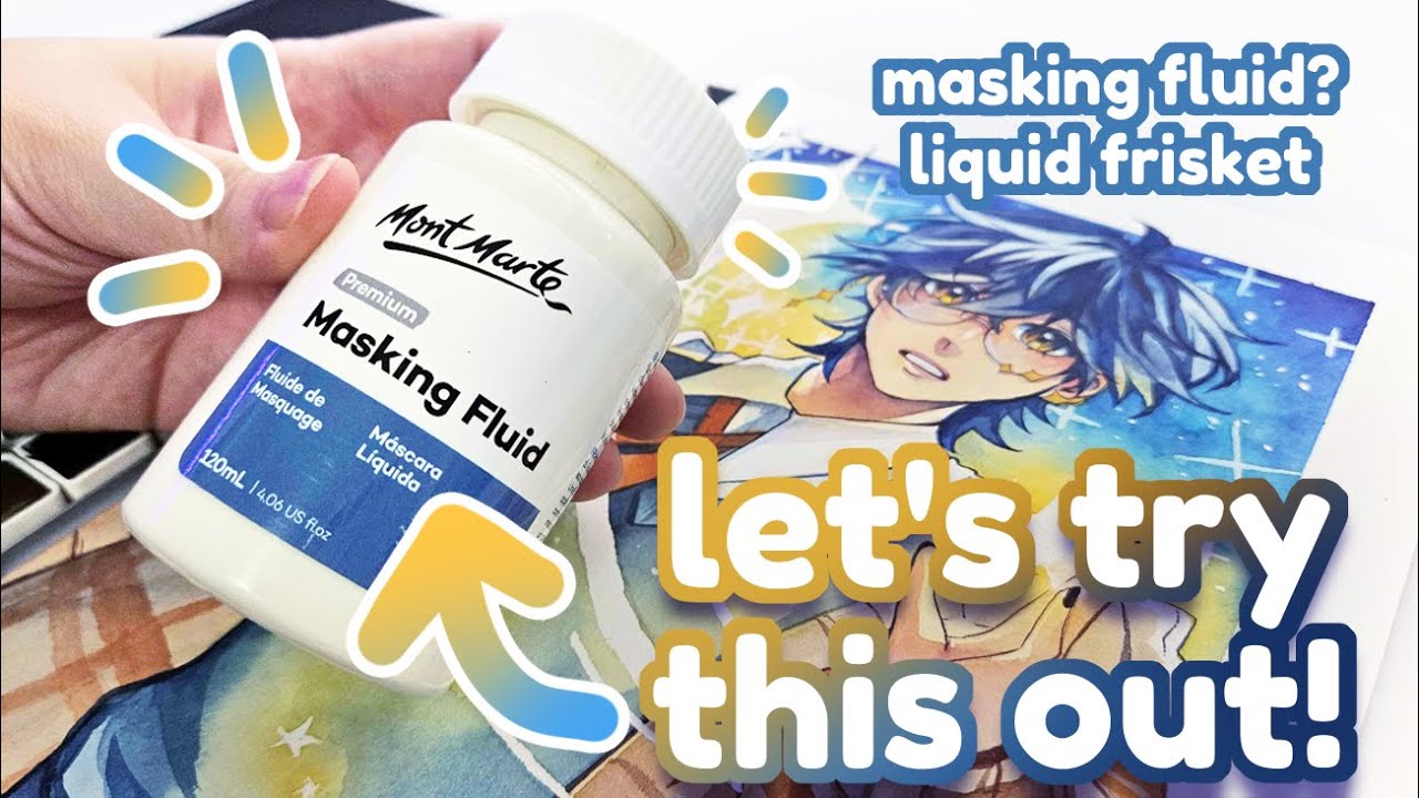 Let's Paint with MASKING FLUID! |PAINTING SESSION!⭐
