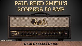Video thumbnail for Sonzera 50 Watt Head - Gain Channel Demo by Chris Benton