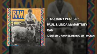&quot;Too Many People&quot; Paul &amp; Linda McCartney