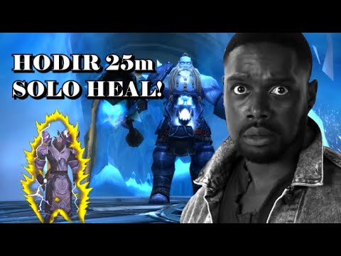 Holy Priest Solo Heal 25m Hodir Hard Mode!!!!!