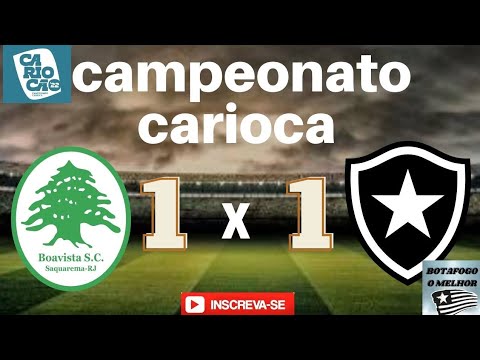 Gols de Boavista 1 x 1 Botafogo! campeonato carioca!