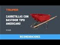 Carretilla concha plástica 6 ft3 Neumática b/madera, TRUPER