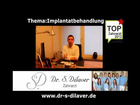 Implantatbehandlung  - Implantologie Teil 2/3 - Zahnarzt Dr. Dilaver aus Frankfurt, Mainz