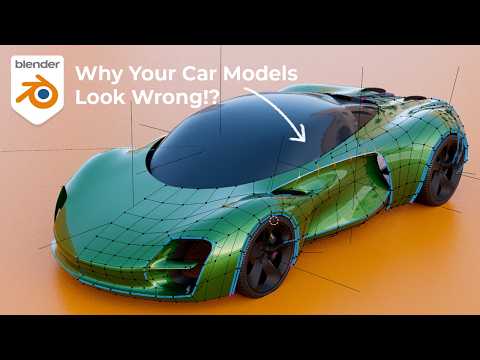 This Blender Technique Will Instantly Improve Your Car Models! - Custom Orientation