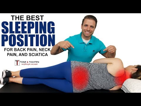 The best sleeping position for back pain, neck pain, and sciatica - Tips from a physical therapist