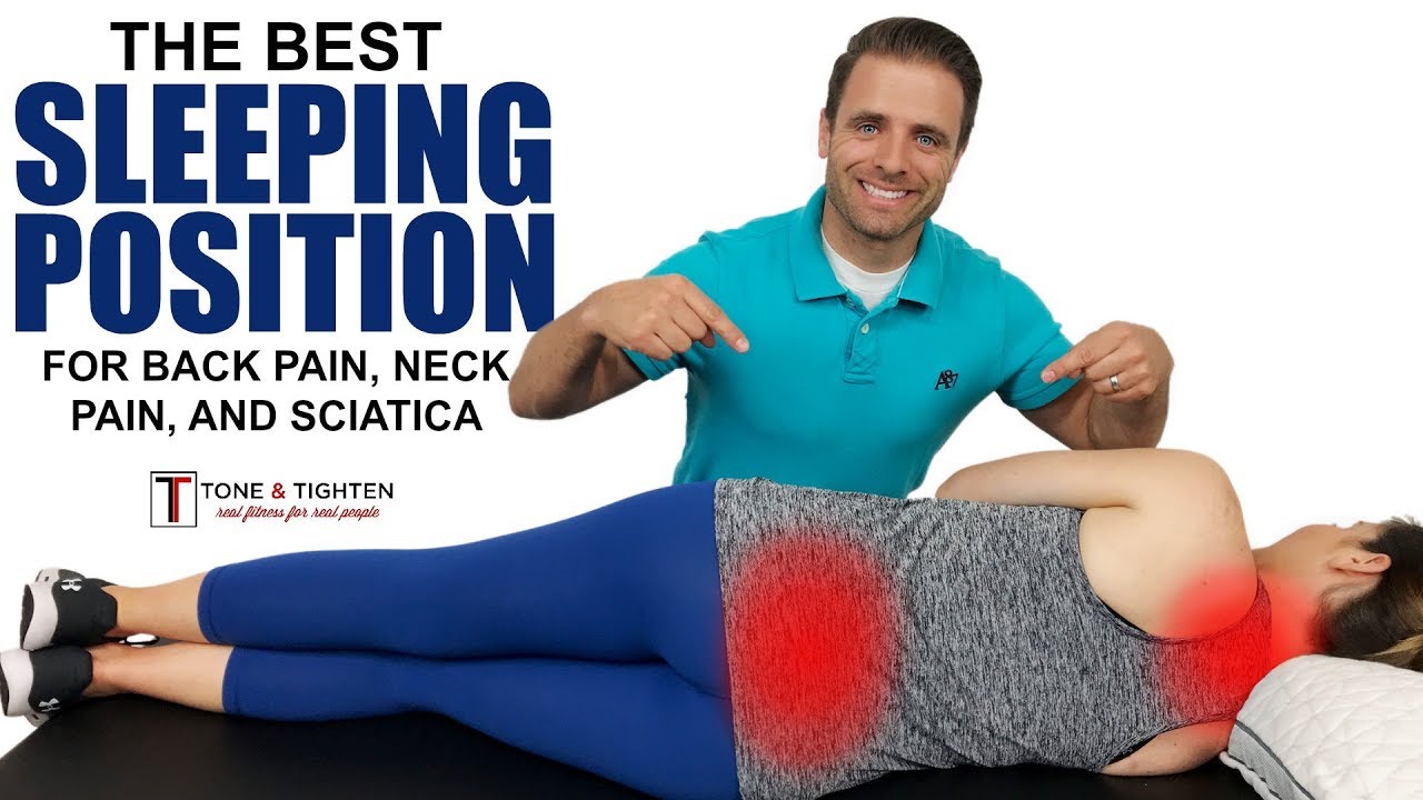 The best sleeping position for back pain, neck pain, and sciatica - Tips from a physical therapist