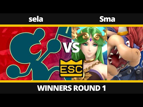 ESC 42 - Winners Round 1 - sela (Mr. Game & Watch) Vs. Sma (Palutena, Bowser) - SSBU UK Local