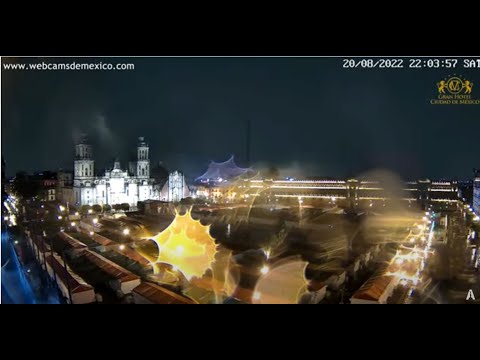 #CDMX EN VIVO Tormenta en el Zócalo 20 de agosto 2022