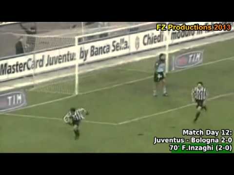 Serie A 1999-2000, day 12 Juventus - Bologna 2-0 (F.Inzaghi 2nd goal)