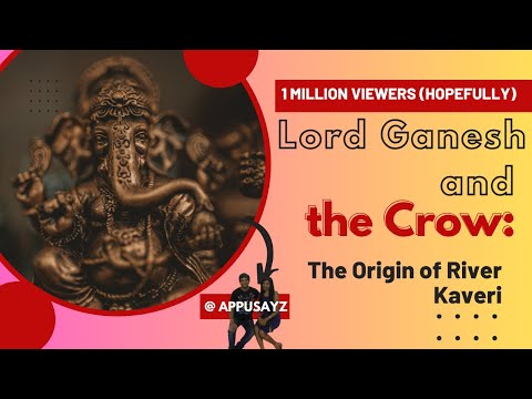 Lord Ganesh and the Crow: The Origin of River Kaveri | A Hindu Mythology #hindu  #mythology