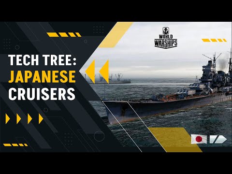 Japanese Cruisers ● Tech Tree ● World Of Warships