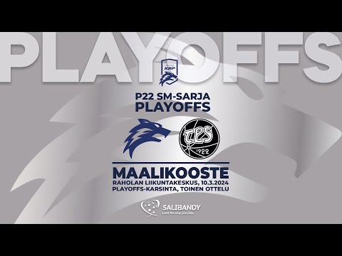 P22 Playoffs: Nokian KrP–TPS, Maalikooste, 10.3.2024