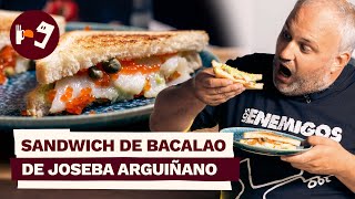 ¿Cansado del típico SANDWICH? Prueba este de BACALAO y AGUACATE: una receta de JOSEBA ARGUIÑANO