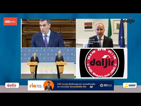 NORWAY, IRELAND IYO SPAIN OO FALASTIIN DAL IYO DOWLAD U AQOONSADAY