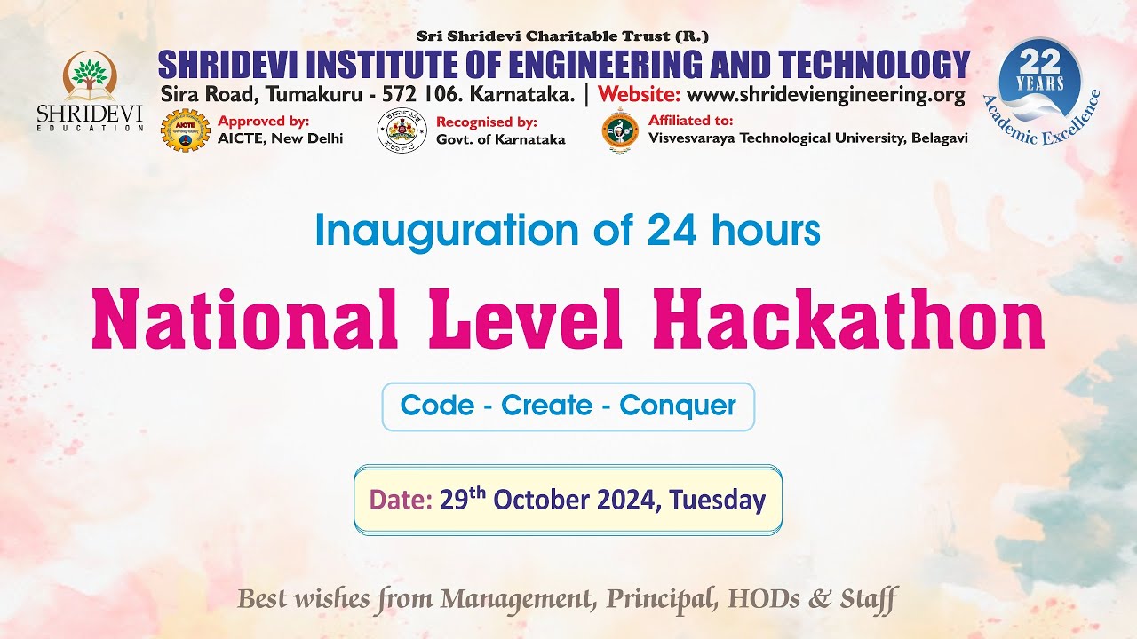 SIET || NATIONAL LEVEL HACKATHON || 2024