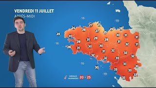 Illustration de l'actualité La météo de votre vendredi 11 juillet 2025