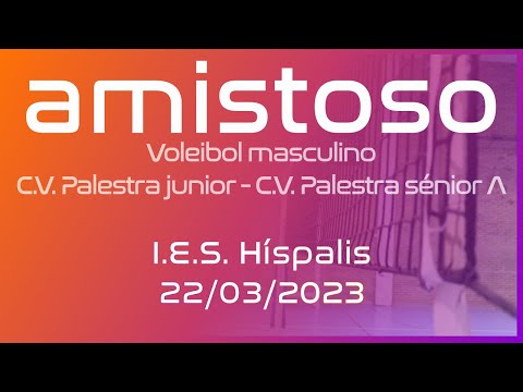 Amistoso voleibol masculino Sevilla 2022/2023.  CV Palestra Júnior - CV Palestra Escarcha