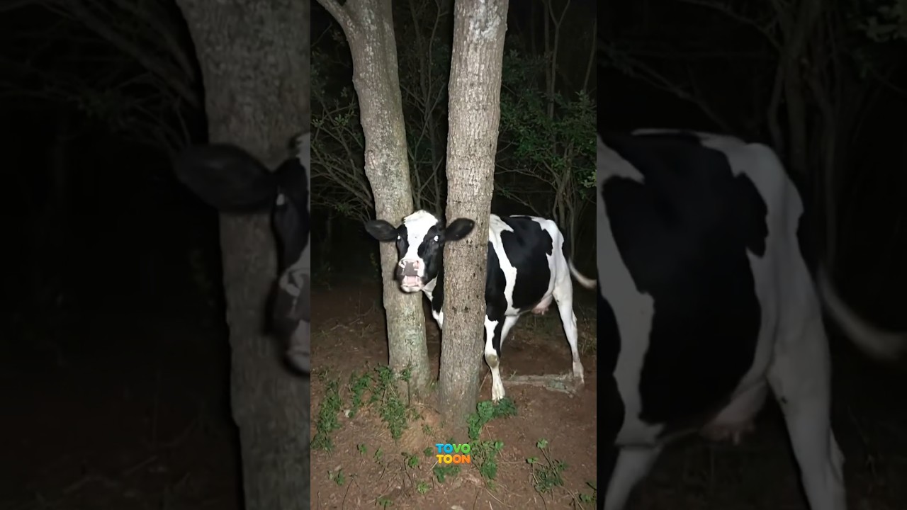 절망 속에 갇힌 소… 그러나 기적이 일어났다!The cow was trapped in despair… but a miracle happened!  #wildliferescue