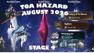 TOA HAZARD Stage 4 team YangyangX, Mortefi, & Chisa. #wutheringwaves #towerofadversity  August 2026