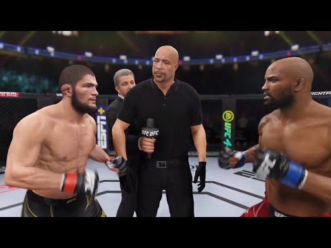 Khabib Nurmagomedov vs Yoel Romero (EA Sports UFC 4)