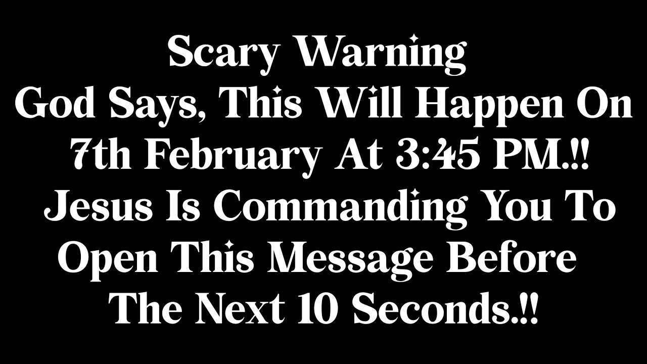 Archangel Michael is begging you to reveal a grave secret. Open it immediately. God message