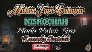 Download lagu MISKIN TAPI BAHAGIA KARAOKE Nada Putri Karaoke Qas... mp3