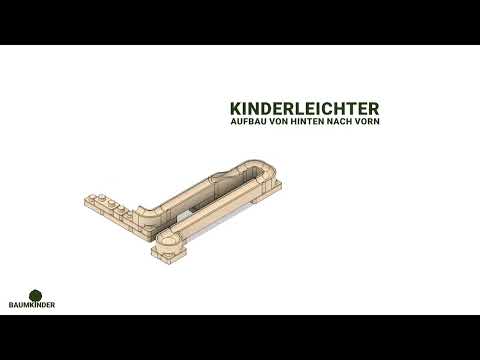 👉 Murmelbahn aus Holz aufbauen – M2 Set | Baumkinder Kugelbahn