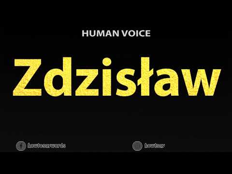 How To Pronounce Zdzislaw