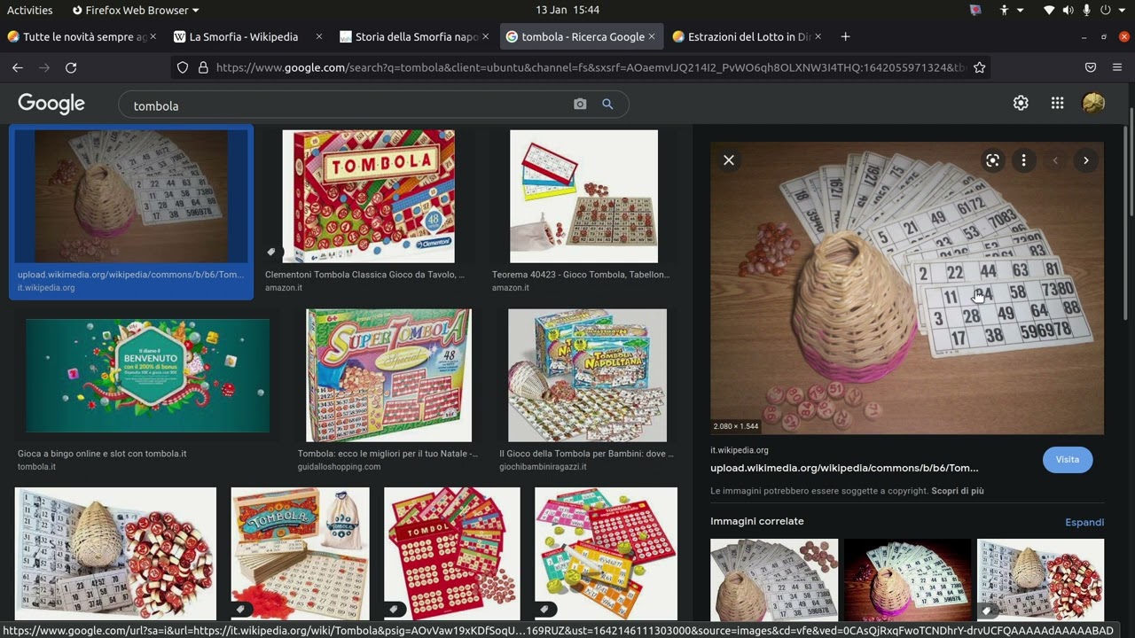 la Smorfia Napoletana