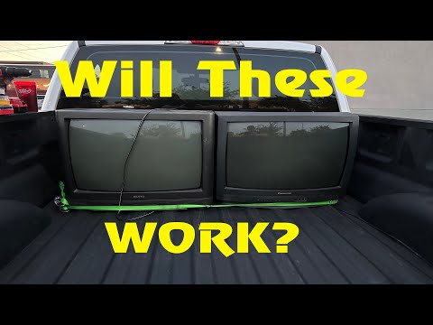 25" Sanyo/Panasonic TVs - Good Donors For Arcade Monitor Swaps? Let's Find Out!
